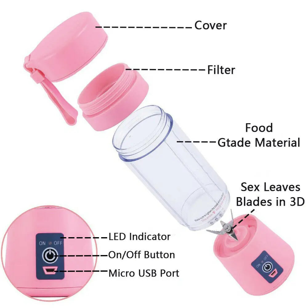 USB Portable Blender(6 Blades)